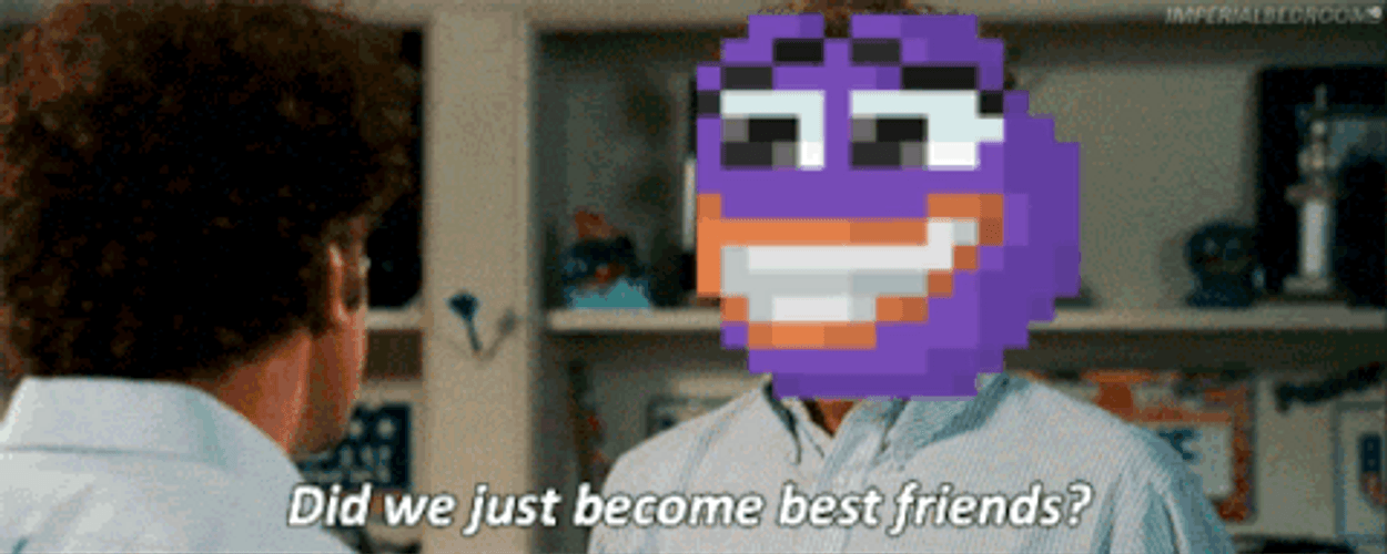 Did We Just Become Best Friends Cosmic Pepe GIF