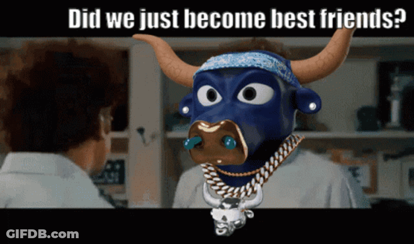 Did We Just Become Best Friends Crypto Bull GIF