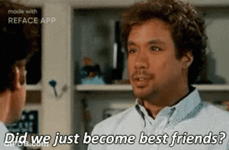 Did We Just Become Best Friends Face App GIF