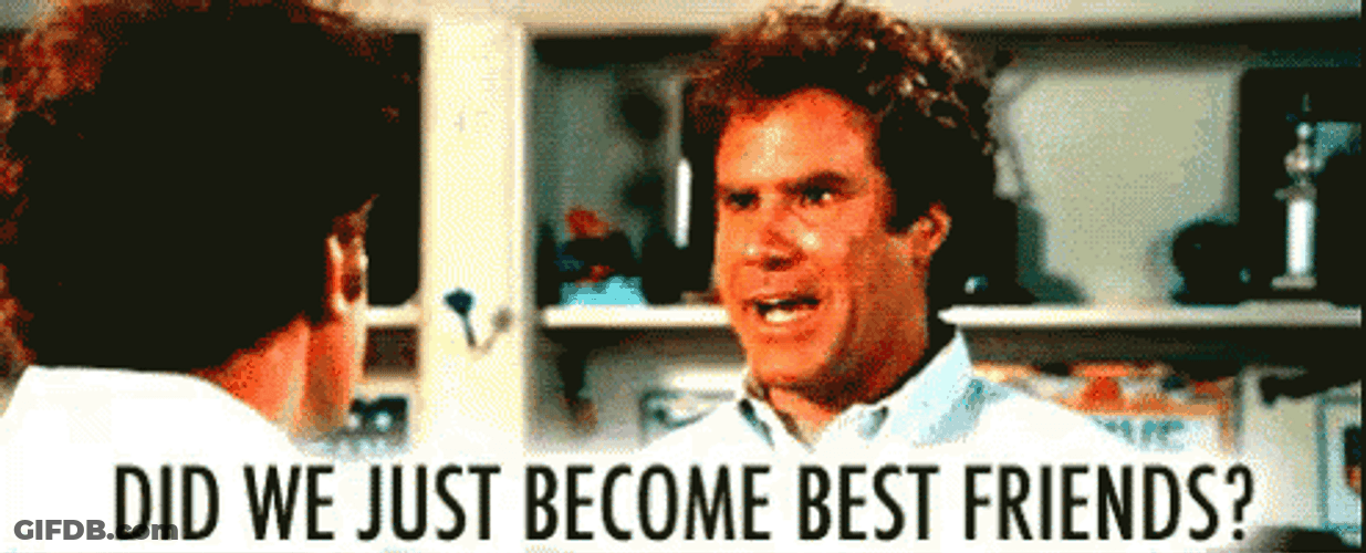 Did We Just Become Best Friends Hand Shake GIF