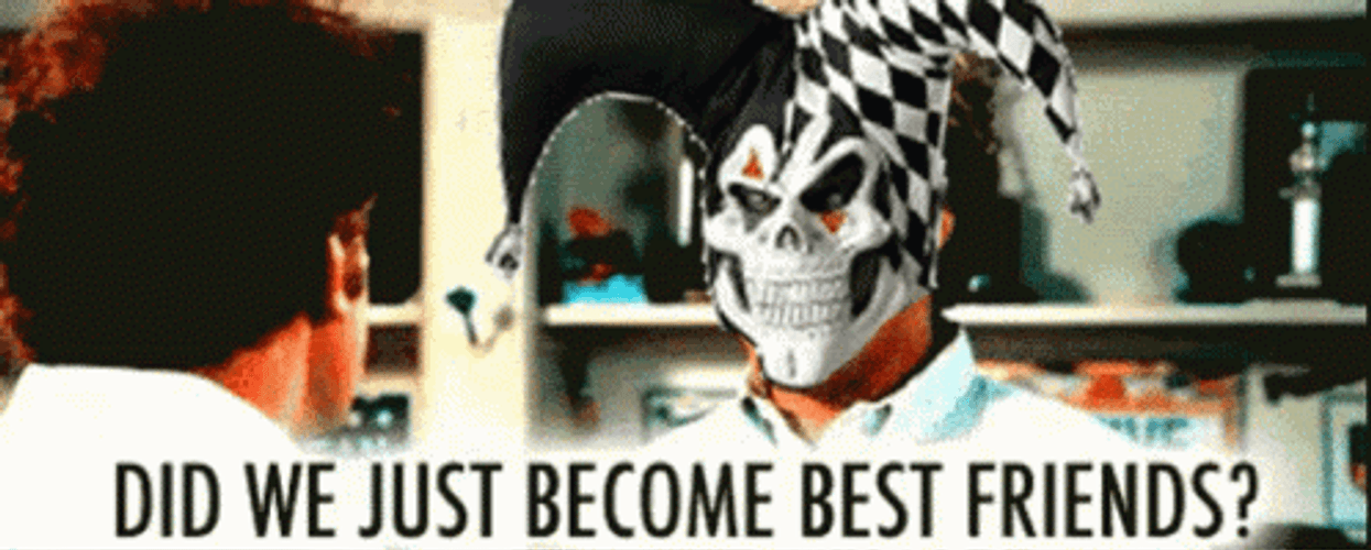 Did We Just Become Best Friends Joker GIF