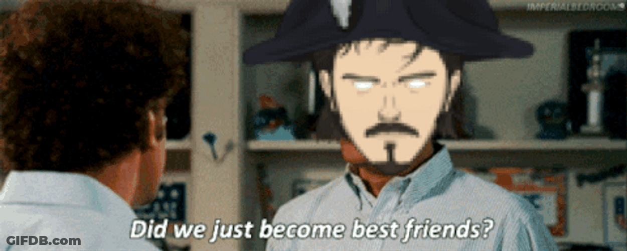 Did We Just Become Best Friends Pirate Face GIF