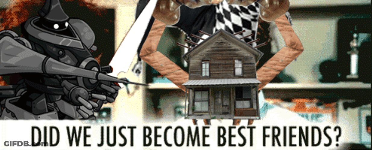 Did We Just Become Best Friends Sanford Deimos GIF