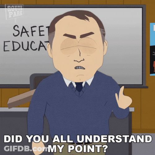 Did You All Understood My Point GIF