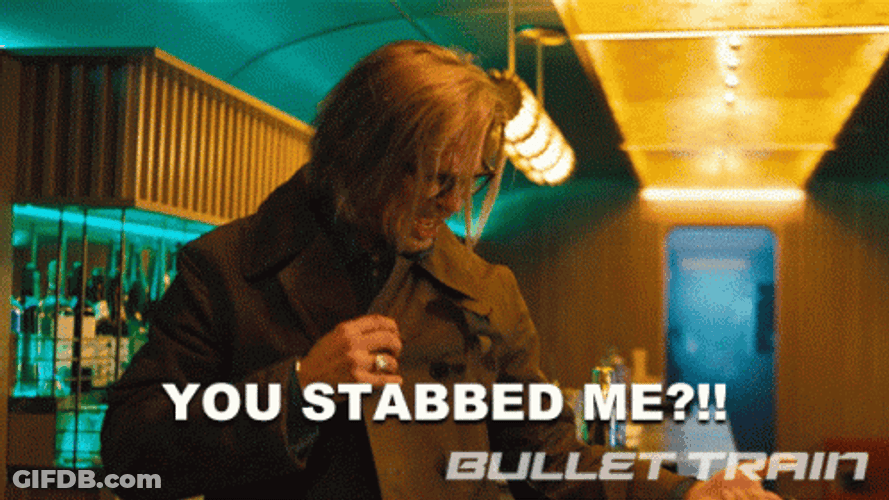 Did You Just Stab Me GIF