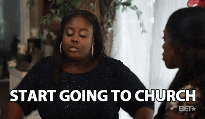 Did You Pray Today Meme Lets Go To Church GIF