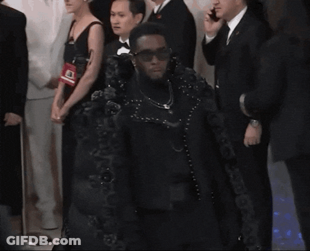 Diddy At The Met Gala Party GIF