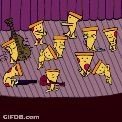 Diddy Dancing Pizza Party GIF