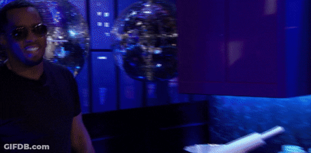 Diddy Making An Entrance To The Party GIF