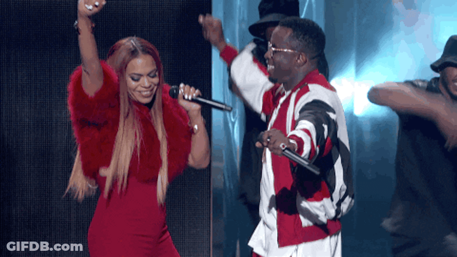 Diddy Party Dancing On Stage GIF