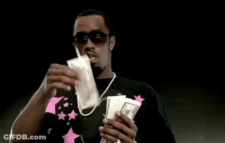 Diddy Throwing Mo Money GIF