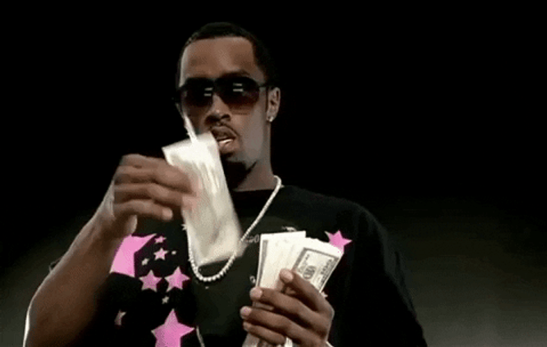 Diddy Throwing Money GIF