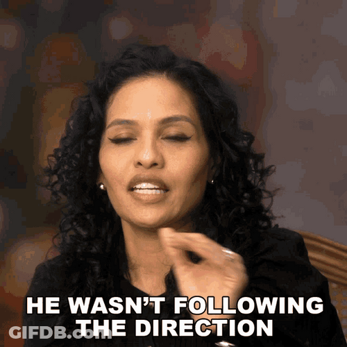 Didn't Follow The Direction Melissa Beck GIF