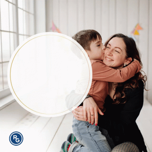 Die De Las Madres Child Hugging Mom GIF