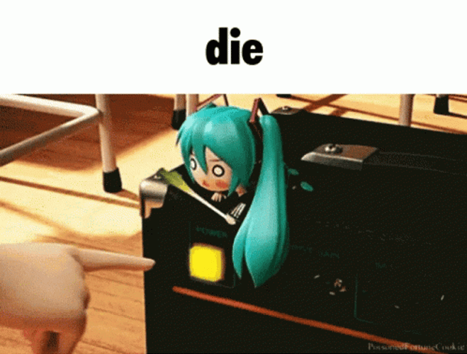 Die Hatsune Miku Spank GIF