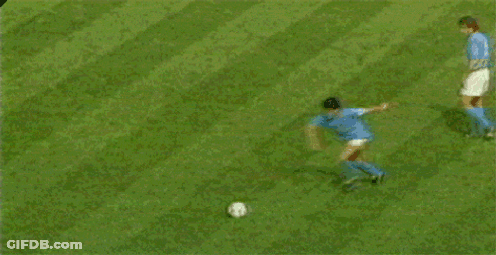 Diego Maradona Amazing Goal Score GIF