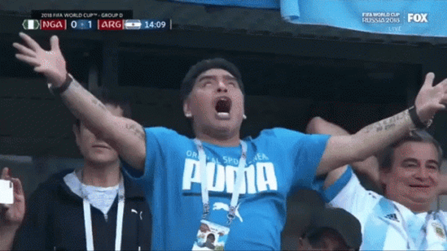 Diego Maradona Legendary Football Player Of Argentina GIF