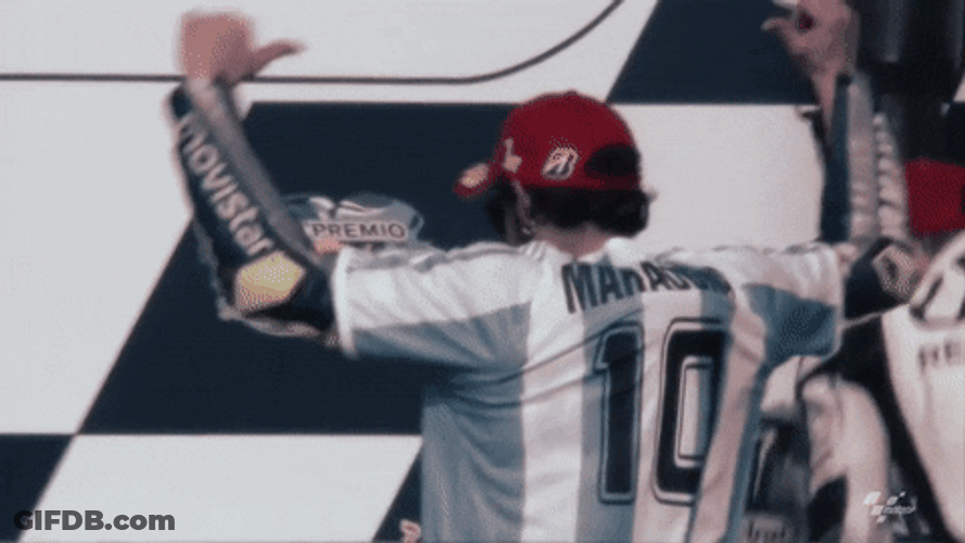 Diego Maradona Showing Off Jersey Name GIF