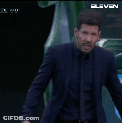 Diego Pablo Simeone Coaching GIF