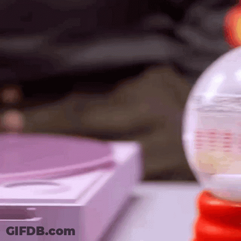 Diet Coke Bottle Next To Record Player GIF