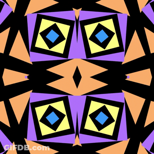 Different Diagonal Sizes Kaleidoscope GIF
