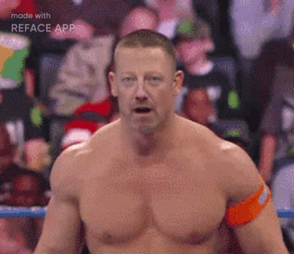 Different Face John Cena Shocked Meme GIF