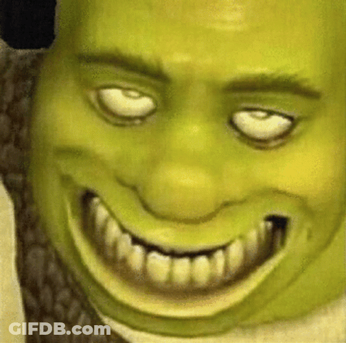 Different Faces Flashes Shrek Is Love GIF