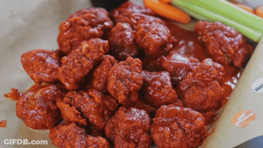 Different Flavors Of Chicken Wings GIF