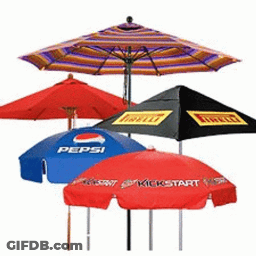 Different Kinds Of Umbrellas GIF