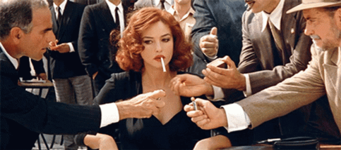 Different Lighter Offers Monica Bellucci GIF