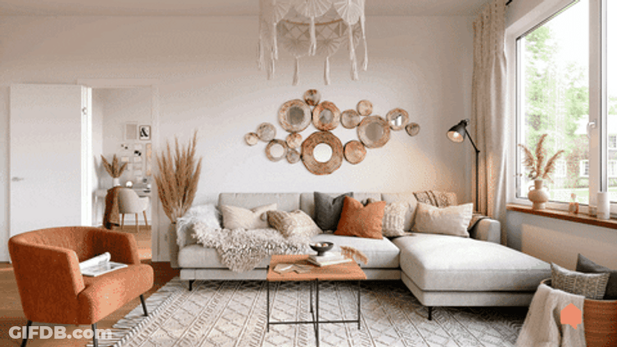 Different Living Room Couch Setup GIF