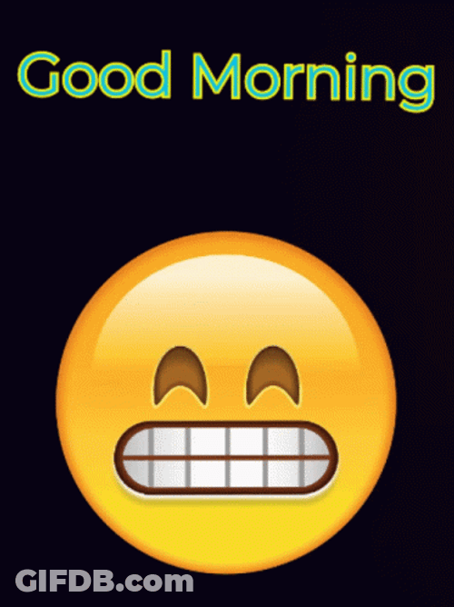 Different Mood Good Morning Emoji GIF