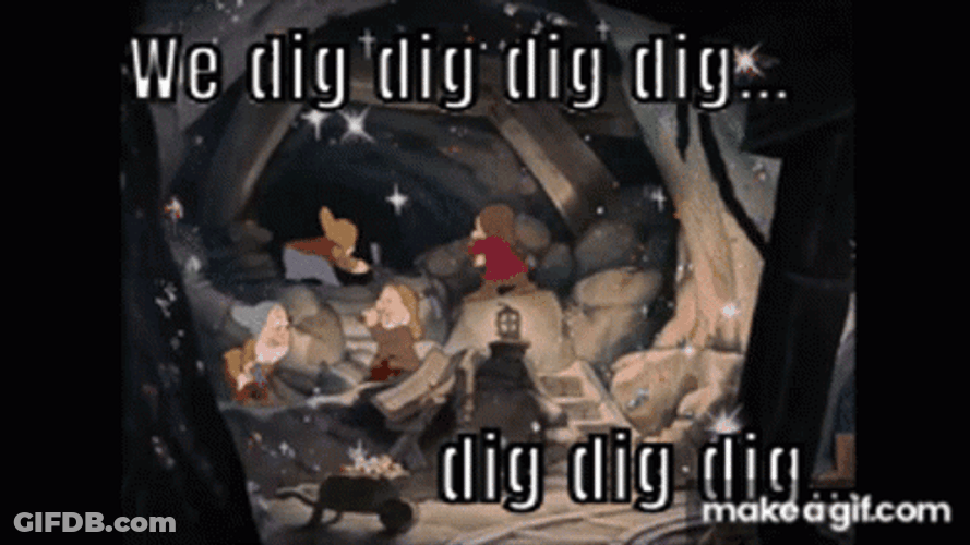 Digging GIF