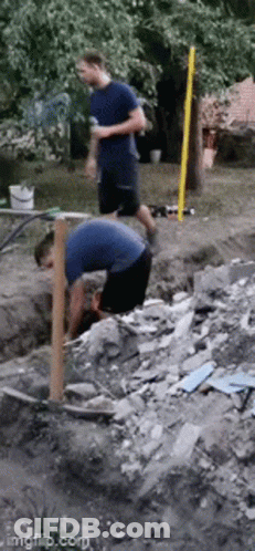 Digging Bence Benye Digging GIF