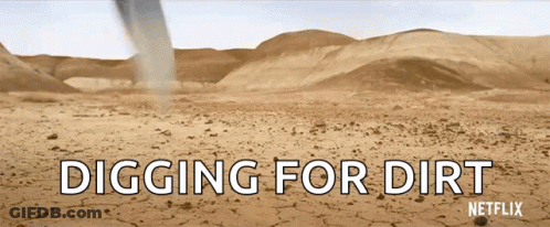 Digging For Dirt Poster Tornado Over Desert GIF