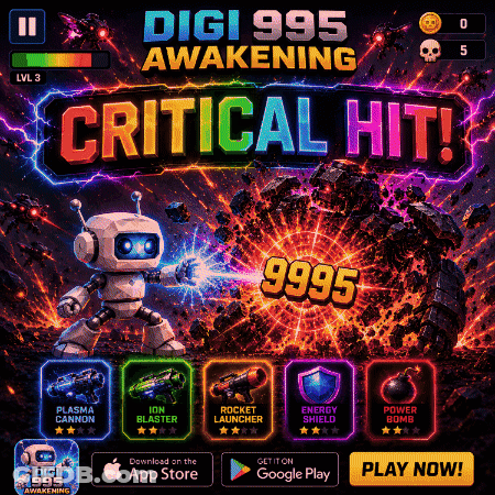 Digi 995 Awakening Robot With Rocket Launcher GIF