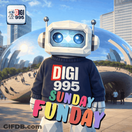 Digi 995 Sunday Funday Robot GIF