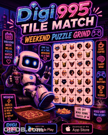 Digi 995 Tile Match Advertisement GIF