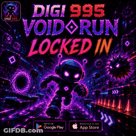 Digi 995 Void Run Locked In Robot GIF
