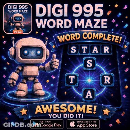 Digi 995 Word Maze Game GIF
