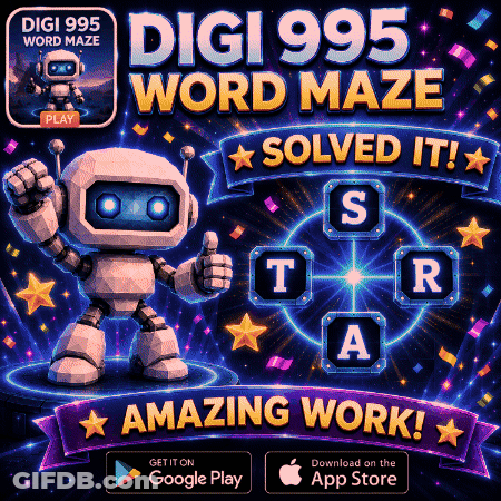 Digi 995 Word Maze Robot GIF