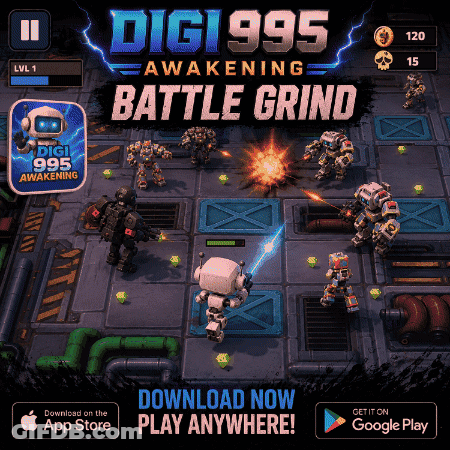 Digi995 Awakening Battle Grind GIF