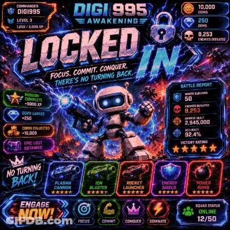 Digi995 Awakening Poster GIF