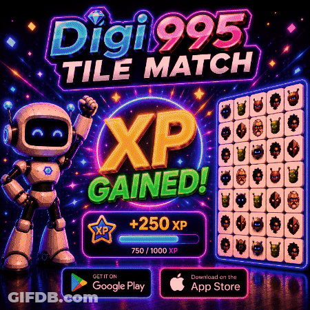 Digi995 Tile Match Robot GIF