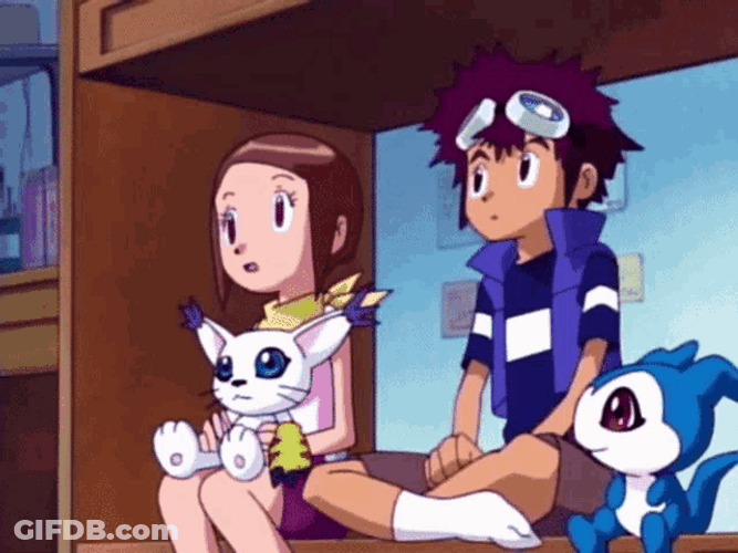 Digimon Who Me GIF