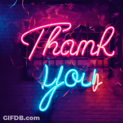 Digital Art Thank You Very Much GIF