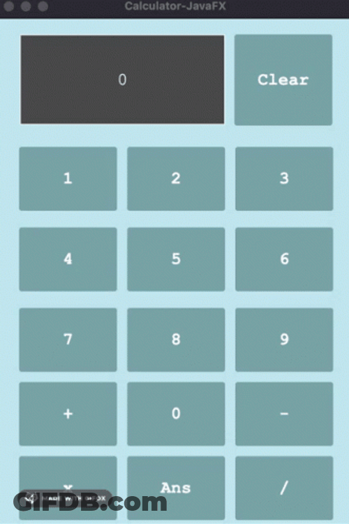 Digital Calculator Typing GIF