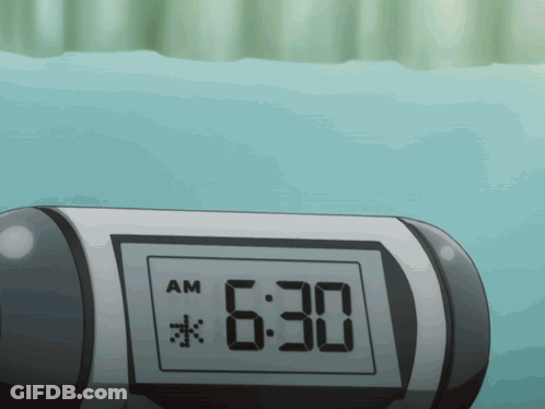 Digital Clock Showing 6:30 GIF
