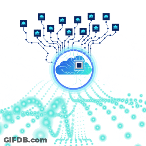 Digital Cloud Security Network GIF