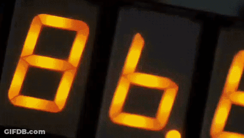 Digital Display Showing 8.8 GIF